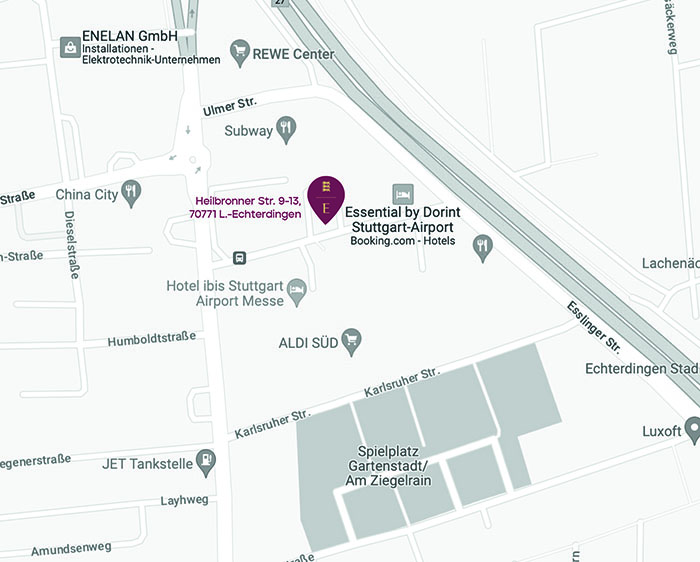 Eppli Auktionshalle Leinfelden-Echterdingen Map