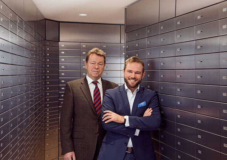 Eppli (Bank-)Schliessfaecher - Family entrepreneurs Franz and Ferdinand. B. Eppli